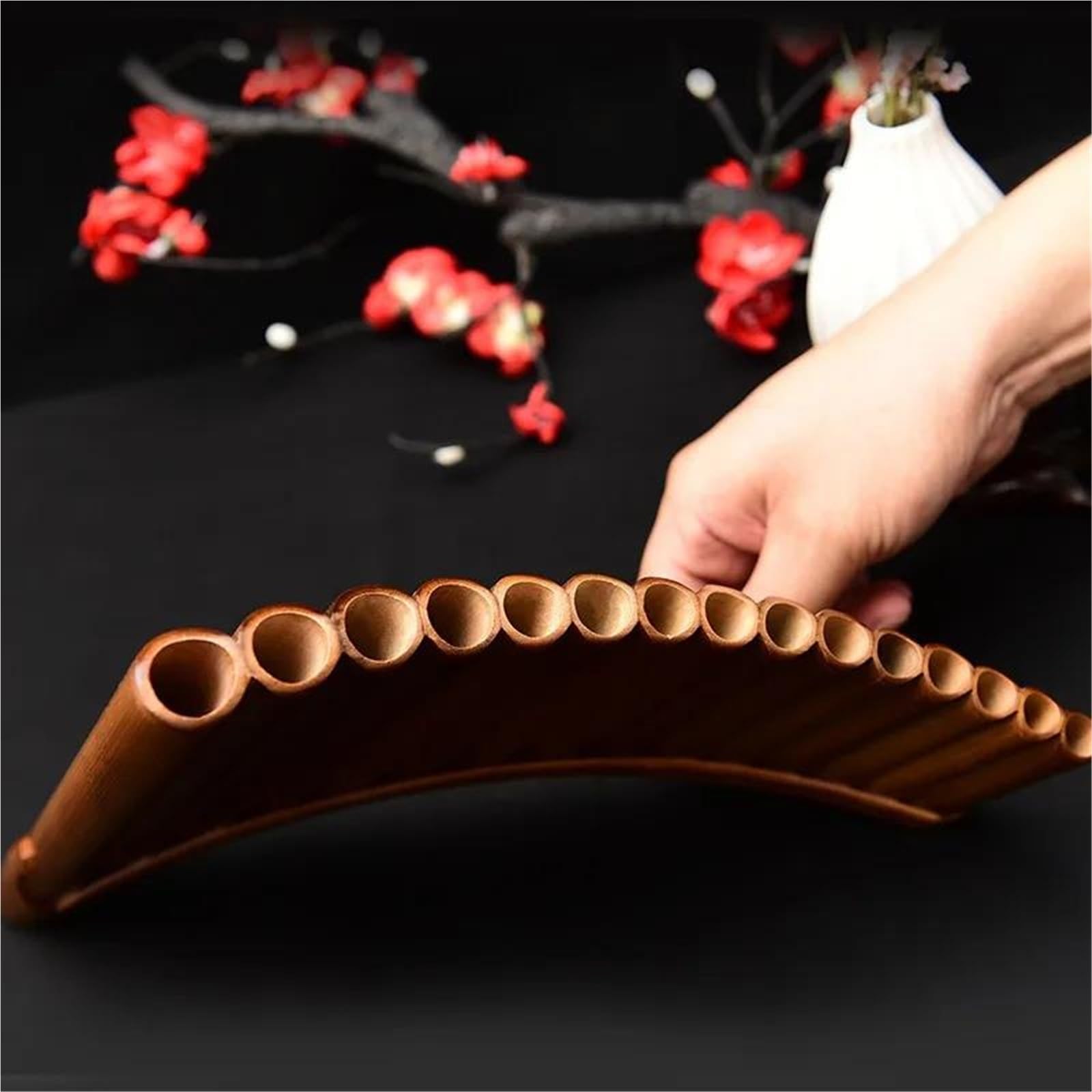 Profesjonalne Rurki Pana G (22 Rurki) Odpowiednie Dla Początkujących Fletnie Pana Dla Dorosłych(Wooden Tray Version)