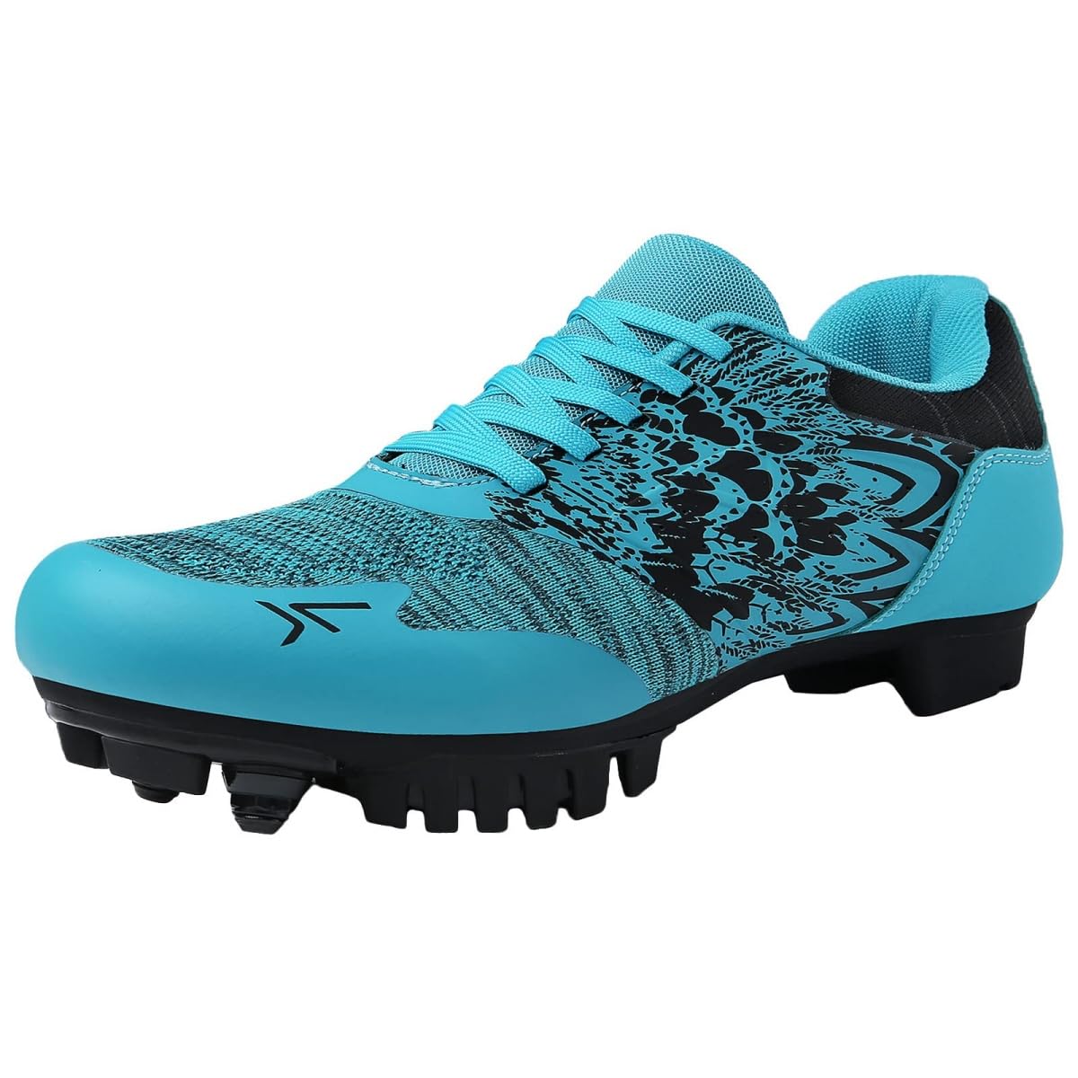 Per Uomo Scarpe da Mountain Bike Moda Ciclismo Sneaker Antiscivolo MTB Scarpe da Bicicletta per Unisex Compatibile con SPD E Delta Lock