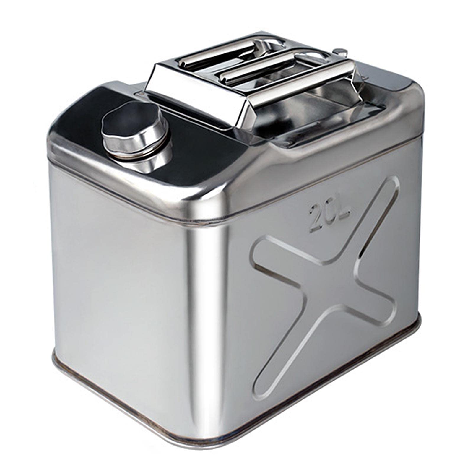 Jerry Can en Acier Inoxydable 304 Réservoir Carburant Essence Diesel