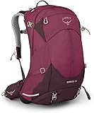 Osprey Sirrus 34L Women's Hiking Backpack, Elderberry Purple/Chiru Tan 34L Elderberry Purple/Chiru Tan