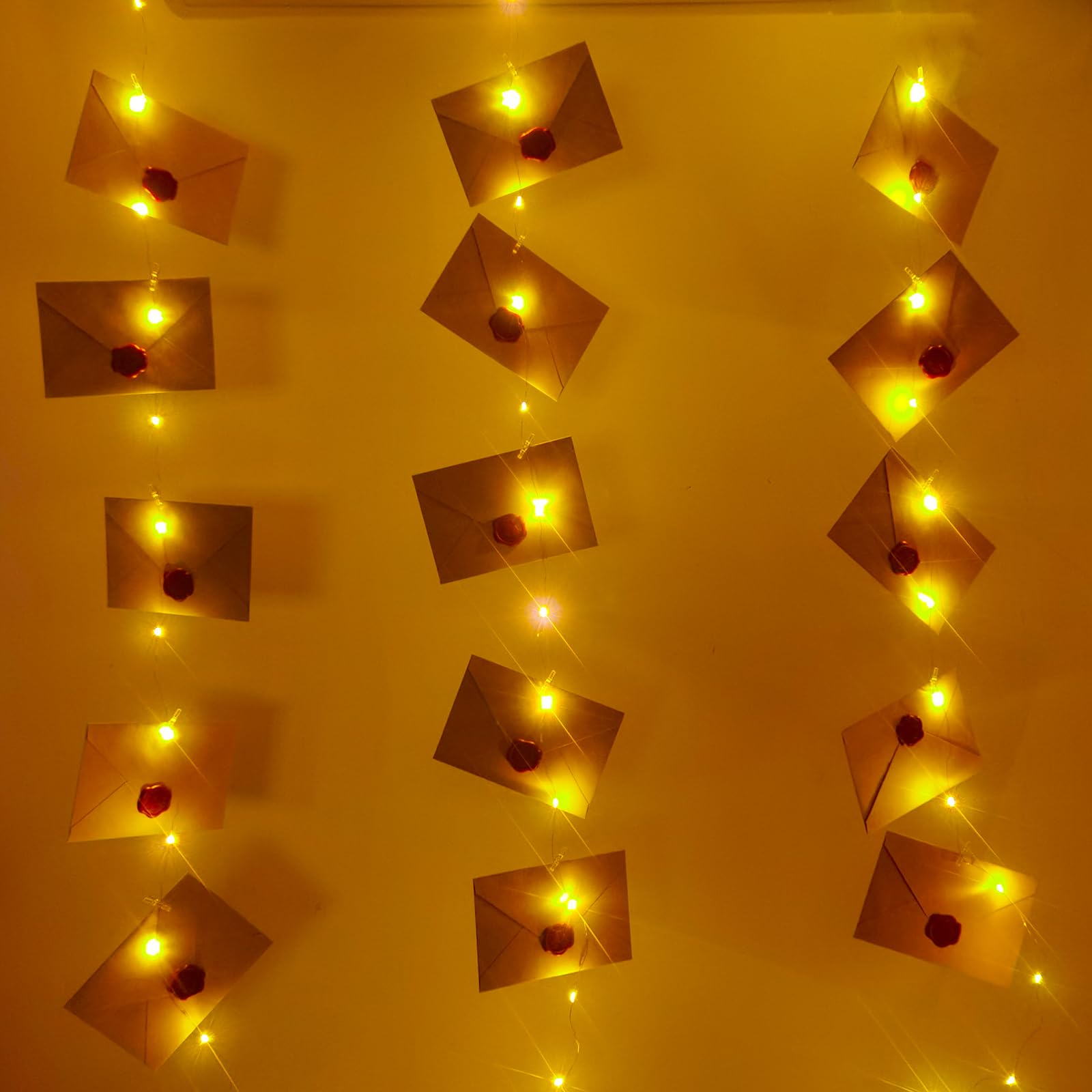 Floating Letters with Fairy Lights Wizarding Halloween Decorations Christmas Decor
