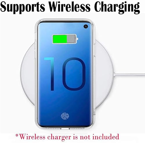 Miniatura 6 de Funda para Galaxy S10, delgada, a prueba de golpes, transparente, suave, flexible, TPU floral, funda protectora para Samsung Galaxy S 10 (2019)