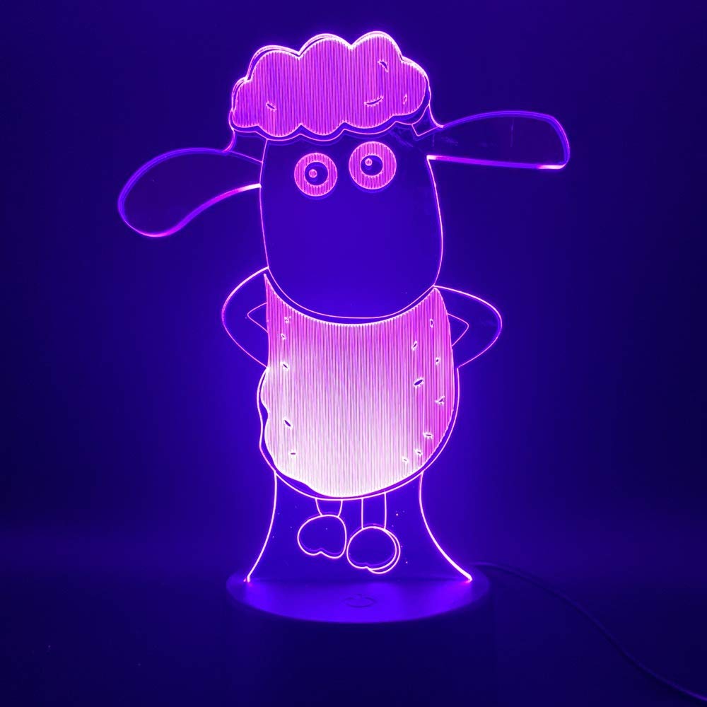 Xdorra 3D Koala Night Lights Girl's Bedroom Stuffs Colorful Koala LED Lamp Animal Decor - 7 Colors Changing Bedroom Decor Night Light Gifts for Child Kids