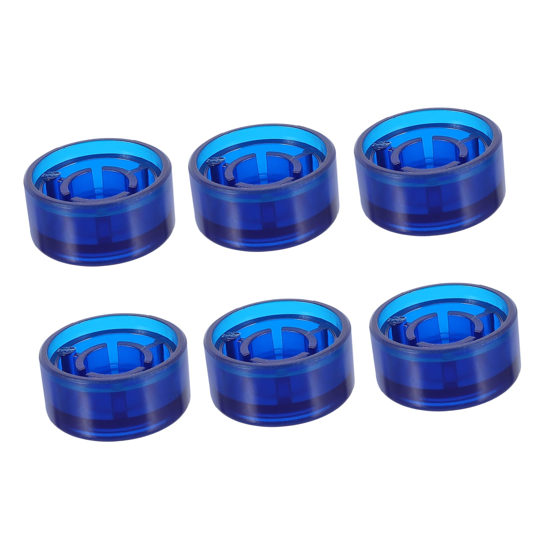 FUNOMOCYA 6pcs Guitar Pedal Caps Effector Footswitch Topper for Electric Guitar Anti-slip Protection Smooth Edges for Beginners