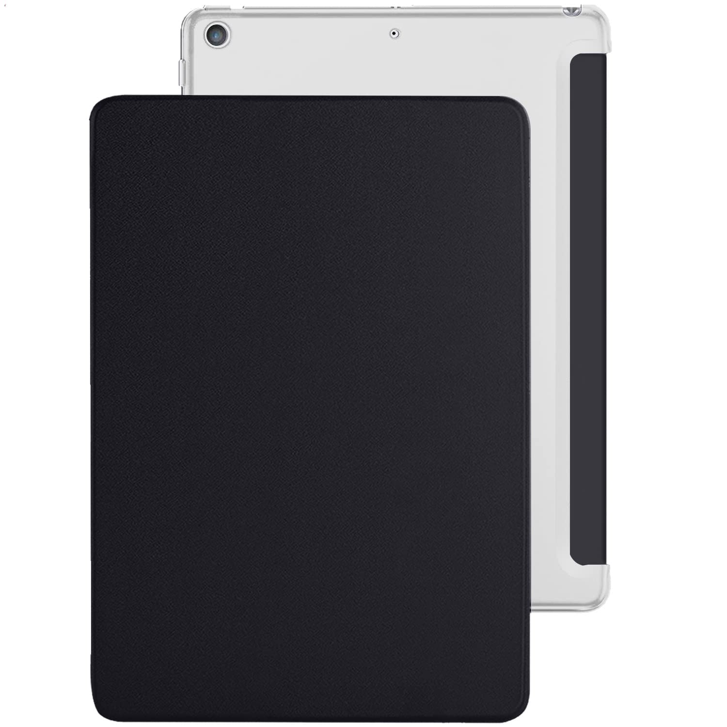 DuraSafe Cases for iPad 9.7 Air 1st 2nd 5th 6th [ Air 1 2 iPad 5 6 Gen ] A1893 A1822 A1566 MP242HN/A MP252HN/A MPGA2HN/A MRM52HN/A MR702HN/A MH2V2HN/A MH2W2HN/A PC PU Leather Hard Back Cover - Black (B0BLKLBXKV) Amazon Price History, Amazon Price Tracker