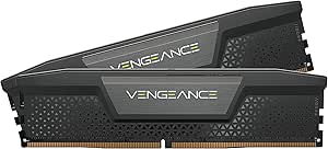 CORSAIR Vengeance DDR5 RAM 32GB (2x16GB) 6000MHz CL36 Intel XMP iCUE Compatible Computer Memory - Black (CMK32GX5M2E6000C36)
