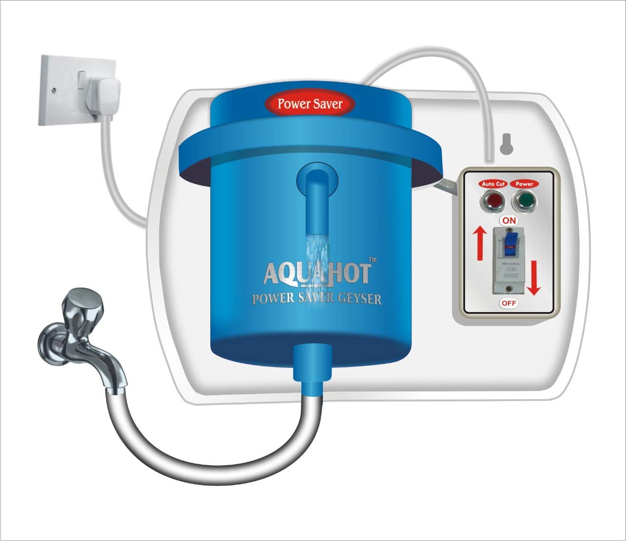 Buy Aquahot 3000 Watt 1.5 Liter Instant Water Heater Fitted with MCB  Automatic Cut Off Geyser for Kitchen, Bathroom, Office, Restaurants, Labs,  Clinics, Beauty Parlor. Online at Low Prices in India - Amazon.in