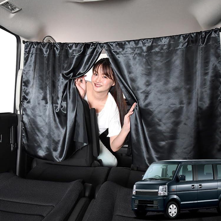 Amazon | 車 間仕切り カーテン エブリイ DA64W系 エブリィ 日除け 日