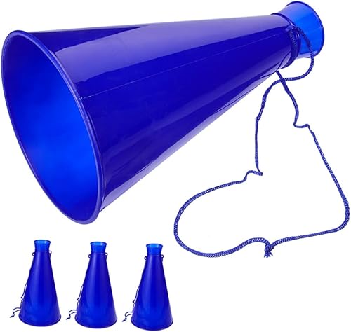 Sosoport 4 unids Cuerno Animador Megáfono Deportes Fútbol Partido Megáfono Deportes Juego Megáfono Deportes Cuerno de Animación Megáfono Director