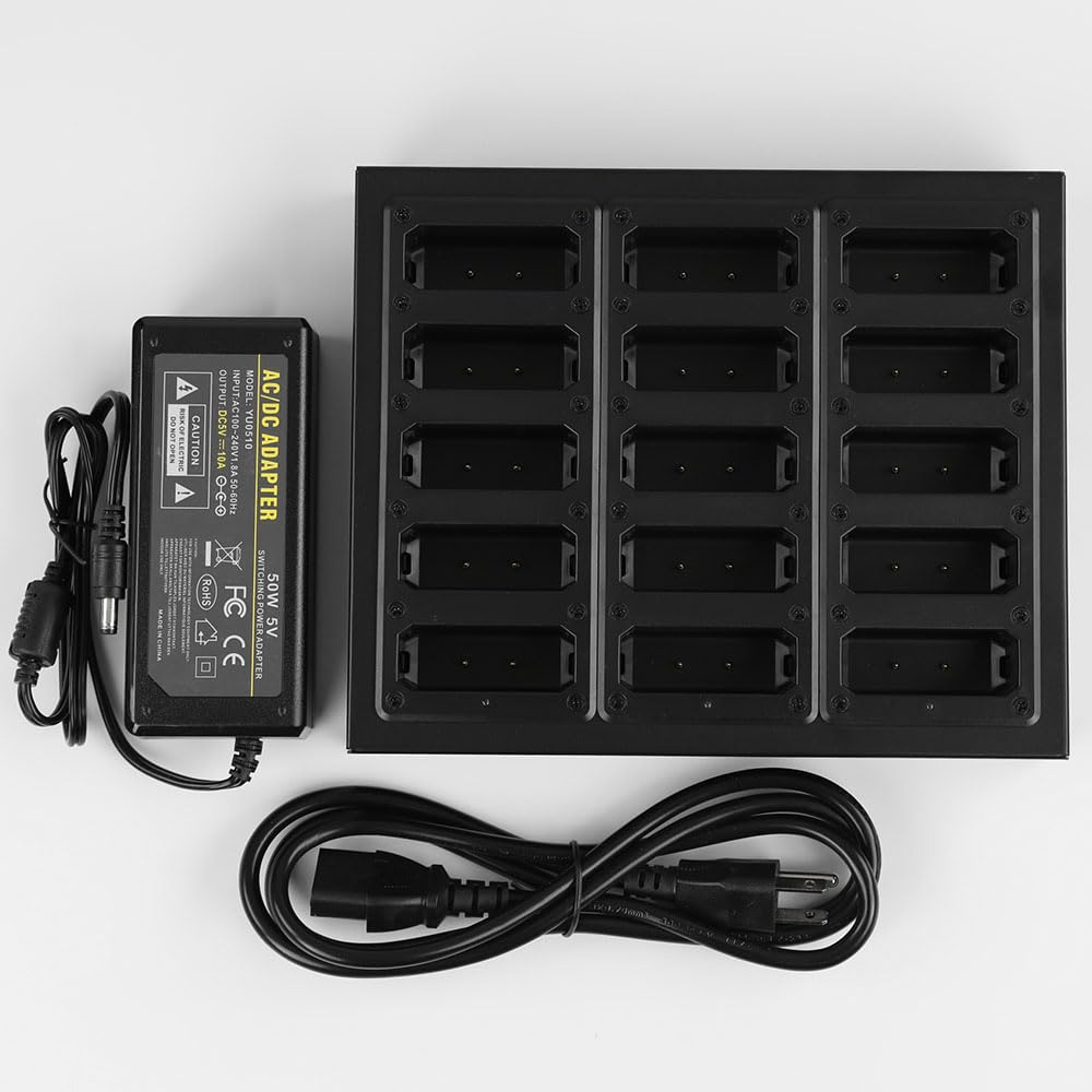 AGJ Kabelloses Tourguide-System – 1 Sender + 15 Empfänger + Ladegerät, UHF 902-928 MHz, Reichweite Bis 180 M