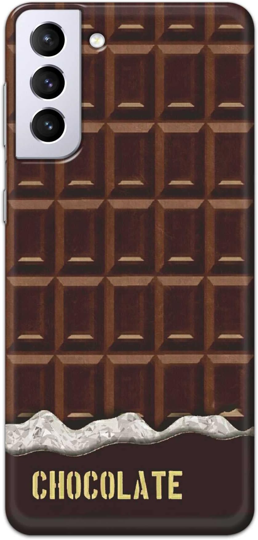 TweakyMod Designer Printed Hard Case | Chocolate Bar Back Cover Compatible with Samsung S21