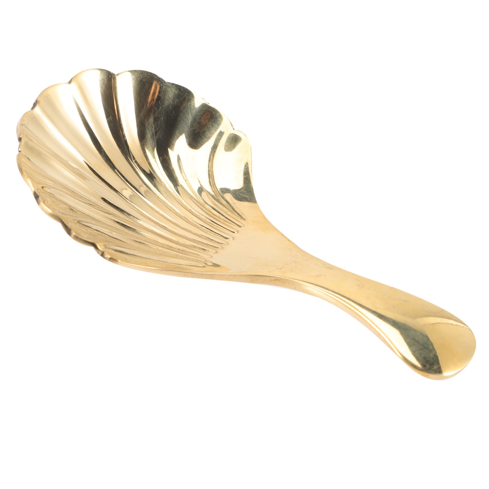 Amosfun 5st Teespatel Aus Messing Mini-schaufel Teeschaufel Vintage Teelöffel Eistee Teelöffel Für Losen Tee Schaufeln Für Würfelbonbons Bar Mehl Schaufel Gewürztee Matcha Golden