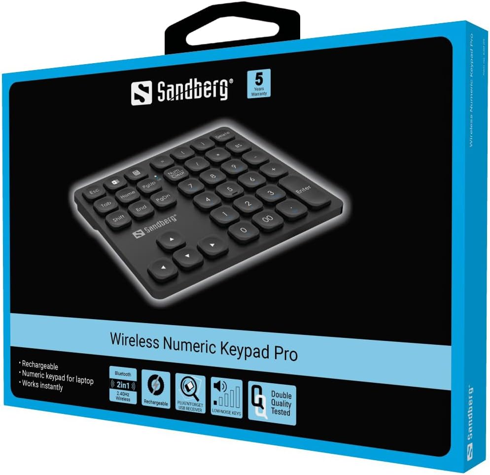 Sandberg Wireless Numeric Keypad Pro 630-09 product packaging