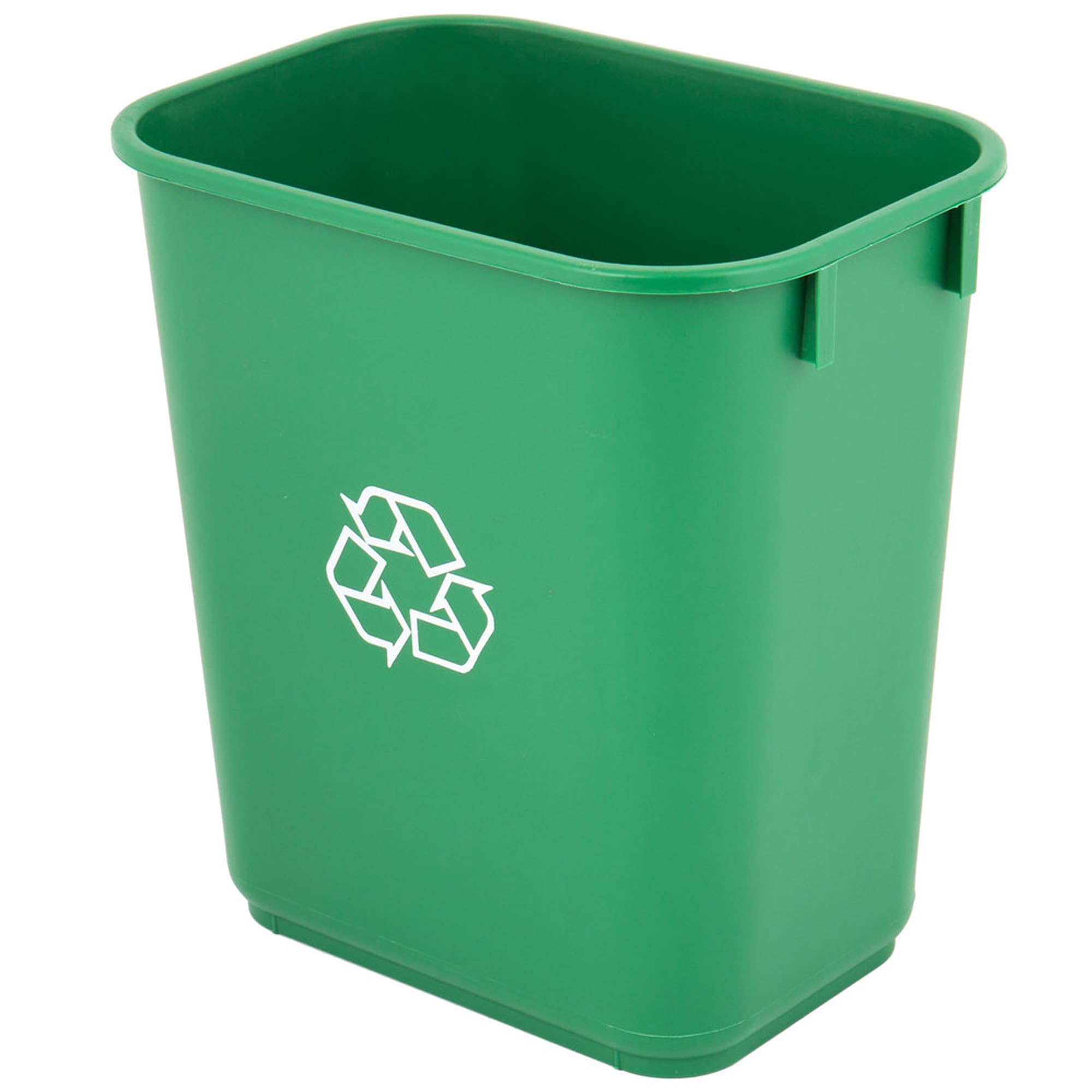 Mix.Home 3 Gallon Green Rectangular Wastebasket Restaurant Trash can Commercial Trash can Office Plastic Trash can Bathroom Garbage bin Rectangular