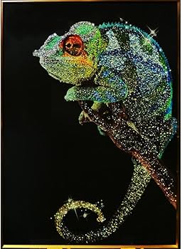 Amazon.co.jp: クリスタルアート カメレオンEX アートパネル 50x80cm