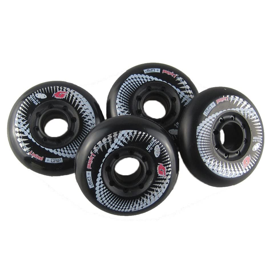 Luminous Skateboard Wheels Ruedas de Patines en línea de 8 Piezas, rodamientos de 84A y 80mm, neumáticos de Rodillos deslizantes for Patinaje