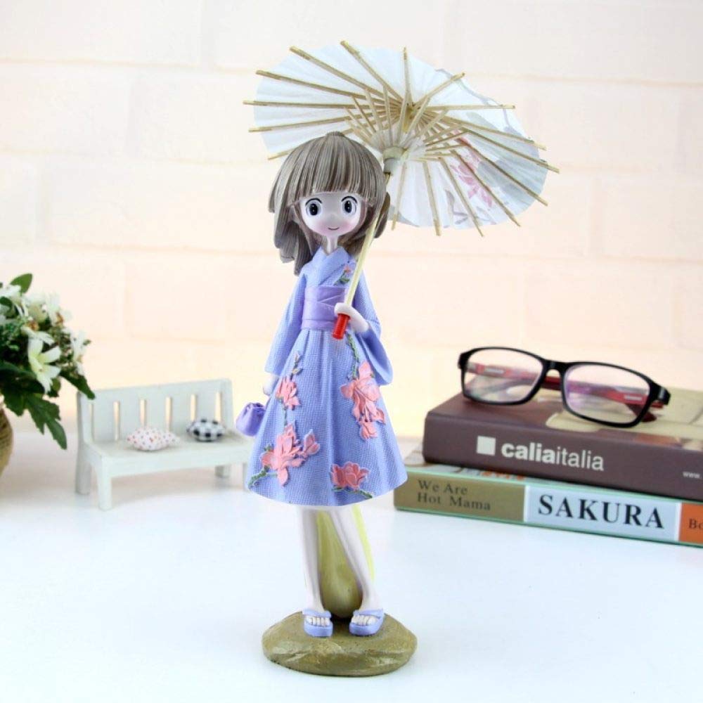 Petite statue en résine pour voiture et bureau zen