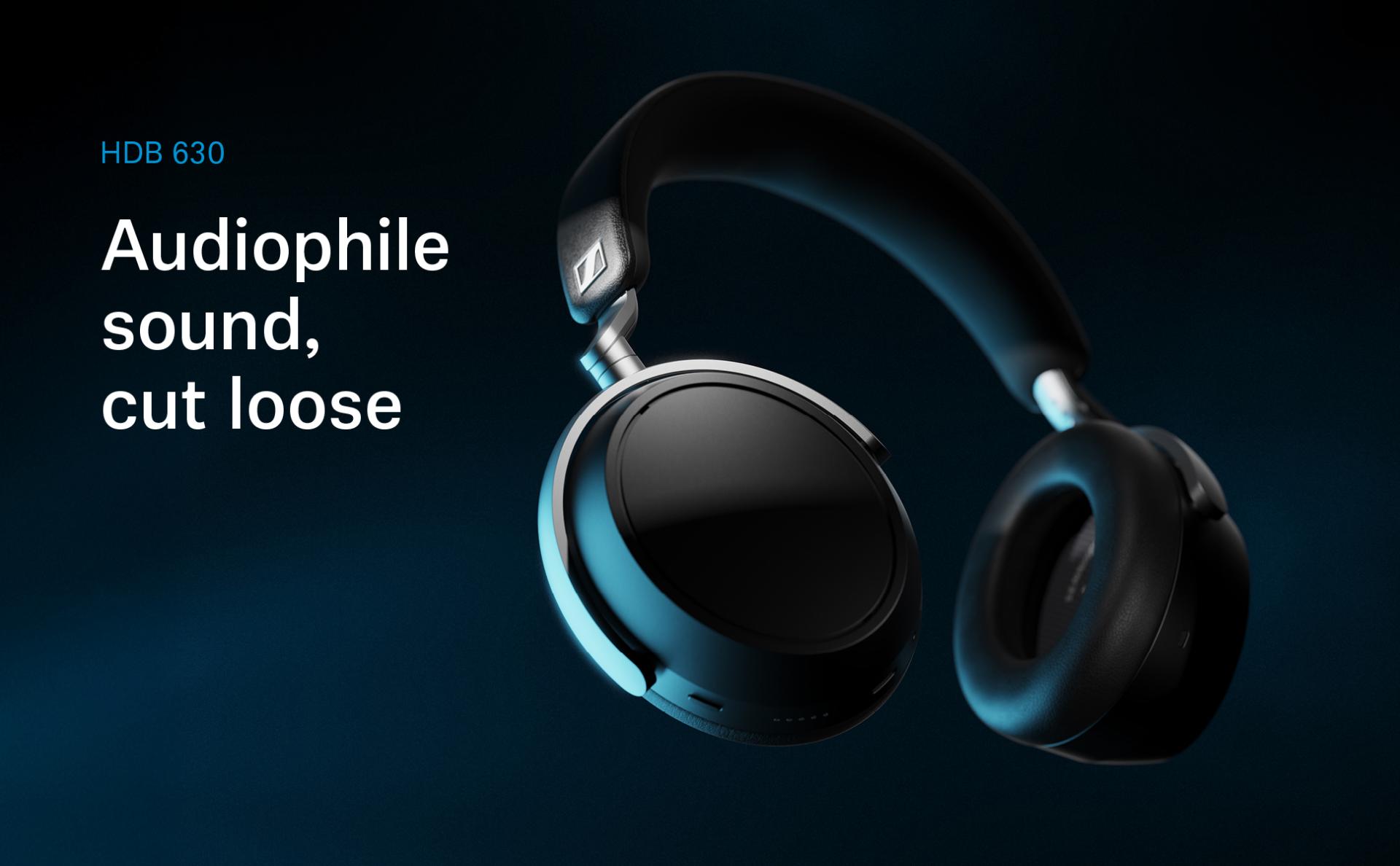 Sennheiser HDB 630 Wireless Audiophile Headphones - High-Res Sound