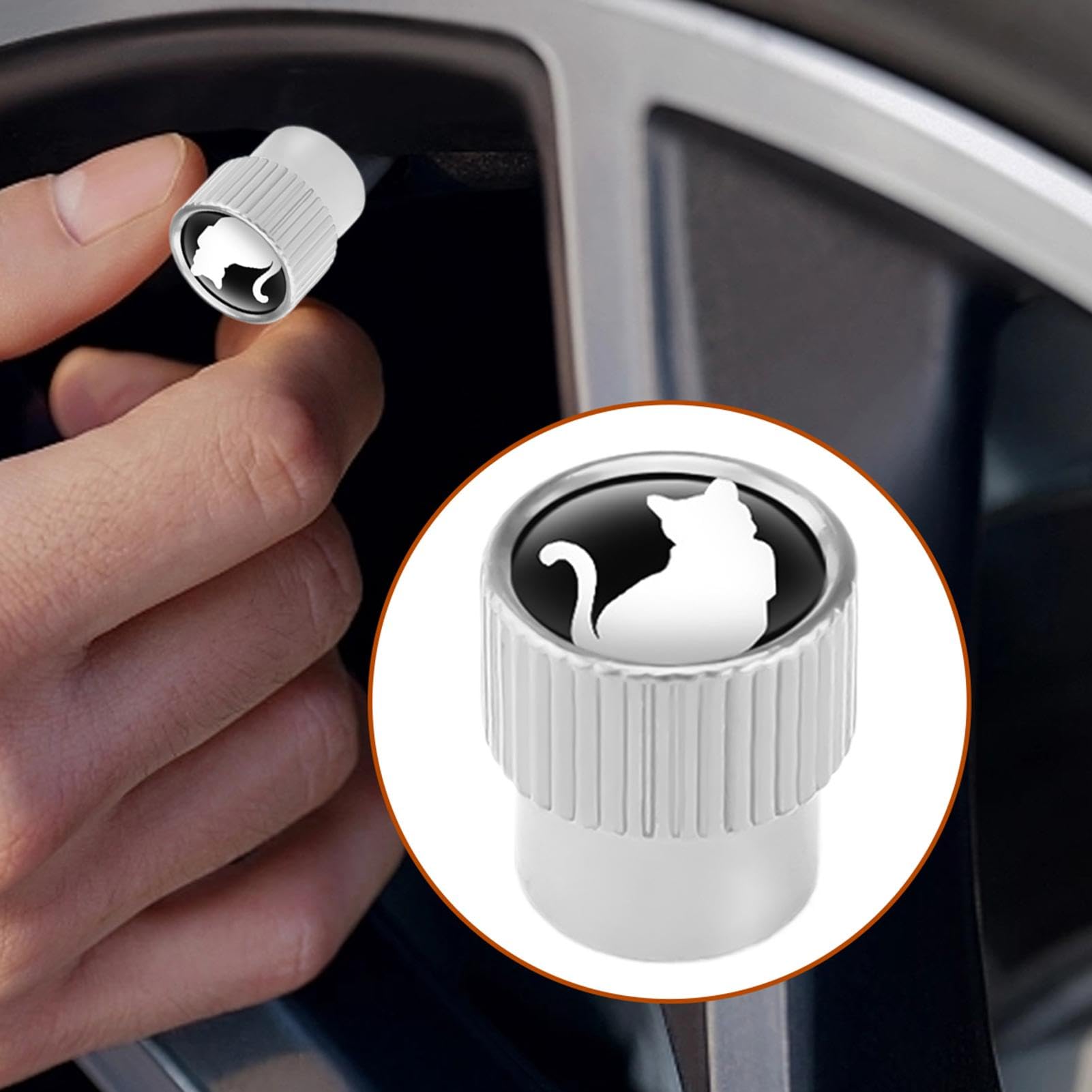 Tappi per stelo della valvola dei pneumatici per auto, tappi della valvola