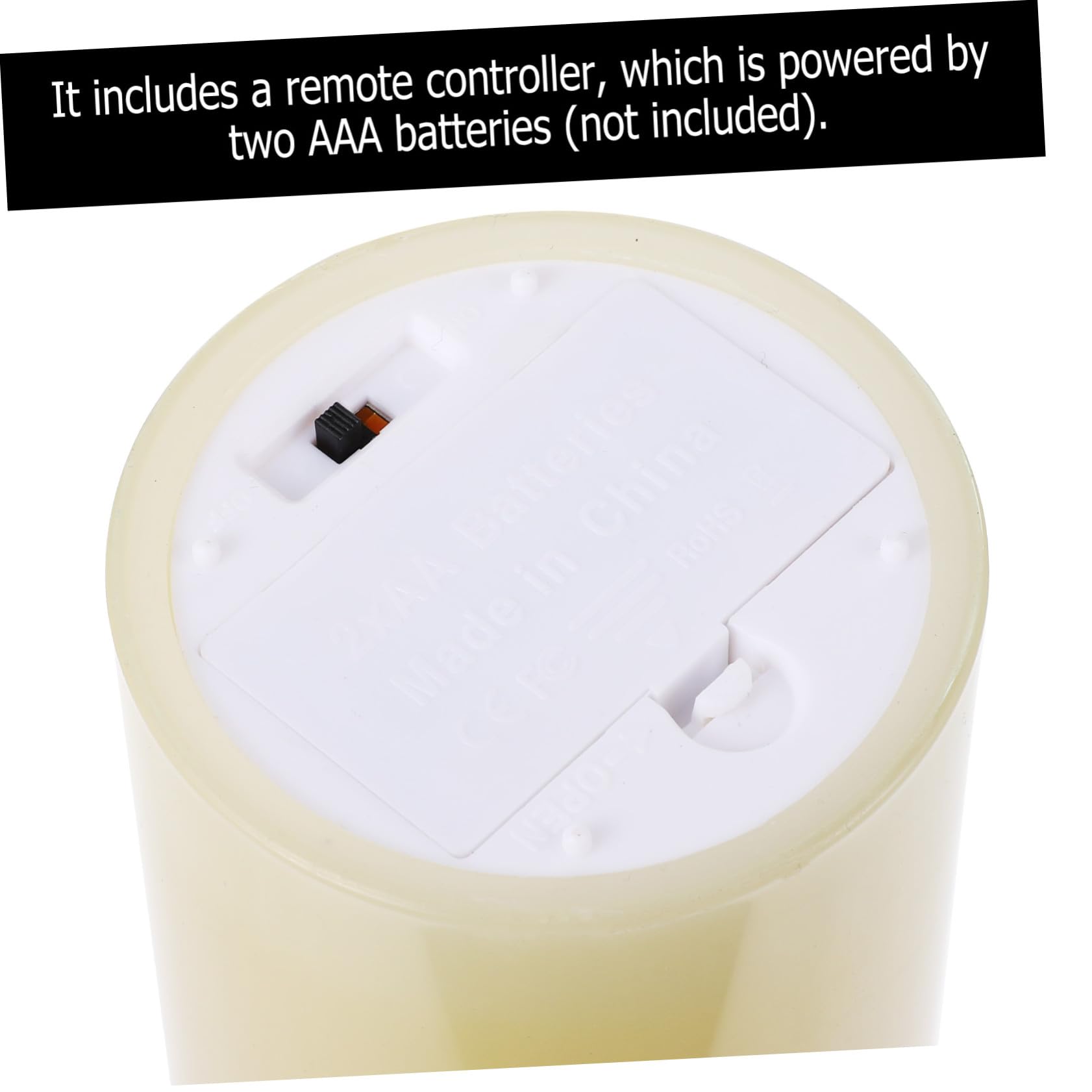 Housoutil Set di 3 Candele LED senza Fiamma con Telecomando Realizzate in Paraffina e Vetro Pratiche e Sicure la Famiglia Perfette per Decorazioni Ambientali