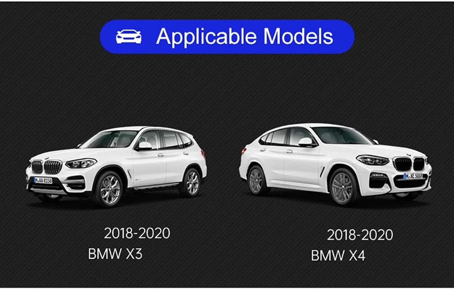 car wireless chargerfor x3 x4 2018 2020 center console panel accessories 10w fast mobile phones charging pad for mobile phones for 11 max xs xr x 8 s