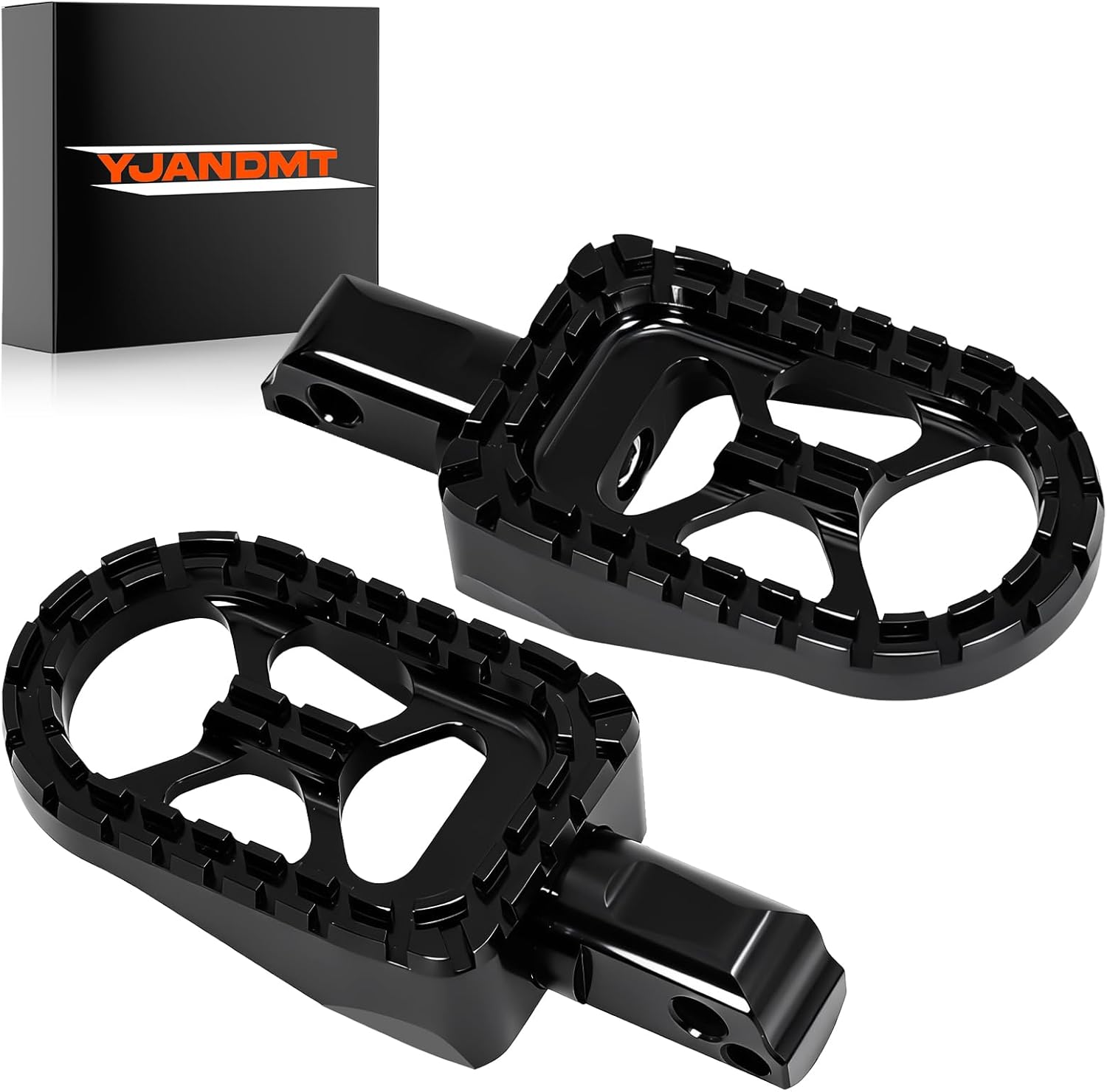 Black Mini Rear Passenger Foot Pegs Floorboards Footrest for Harley Softail 2018-2024 Fat Boy FLSB Street Bob FXBB Fat Bob Low Rider S FXLR Breakout FXLRS Softail Slim FLHSC 114