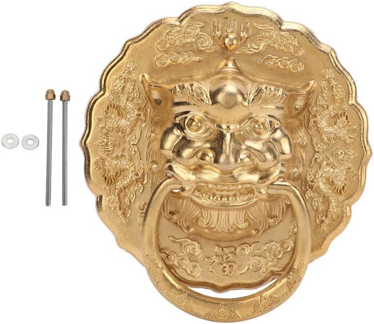 Door Knocker Animal Head Door Knocker Corrosion Resistant for Cabinets for Wooden Boxes for Doors