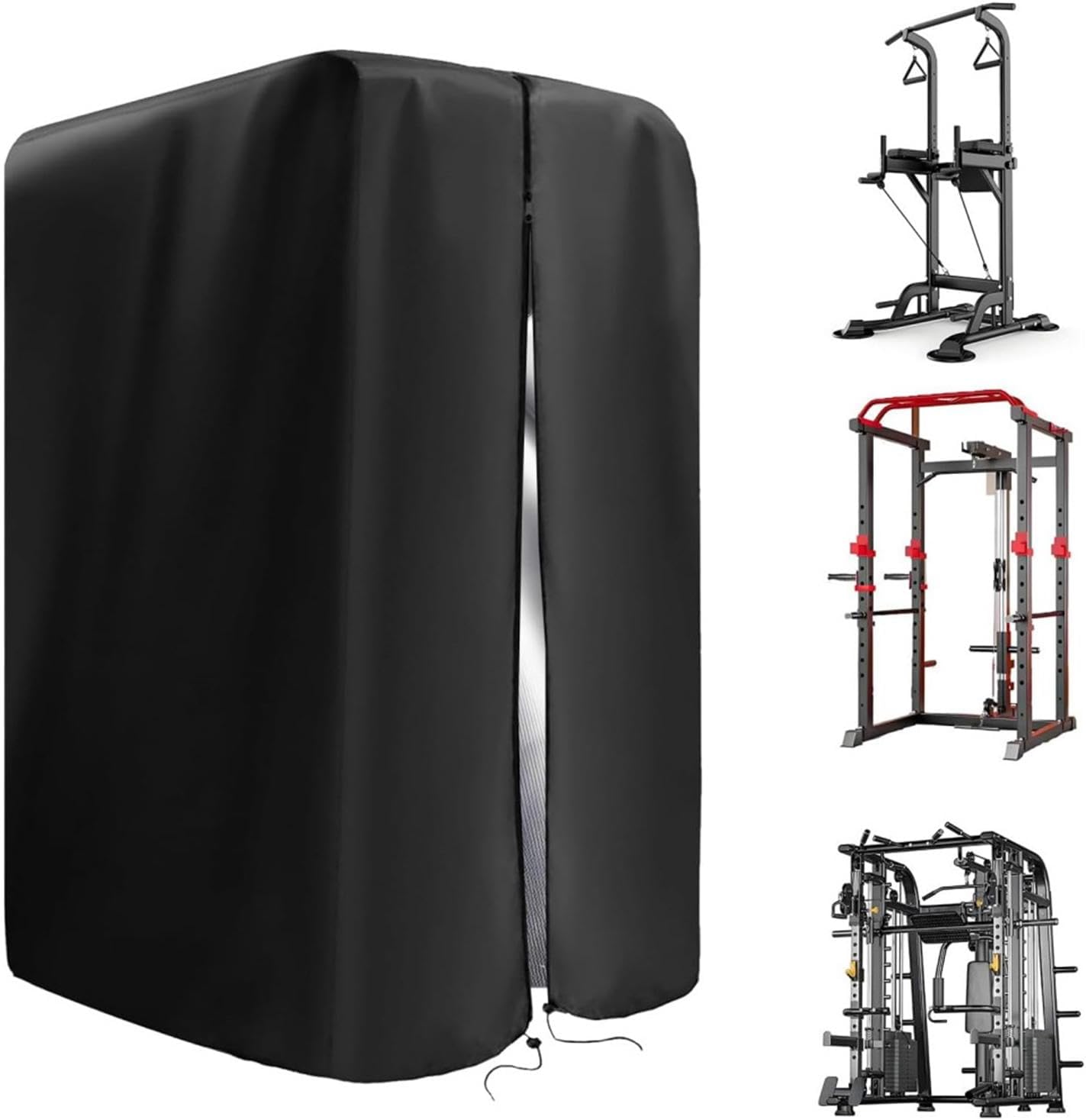 Almencla ホームジム機器プロテクタースクワットラックカバーオックスフォード布プルアップバーステーションカバーフィットネスセン