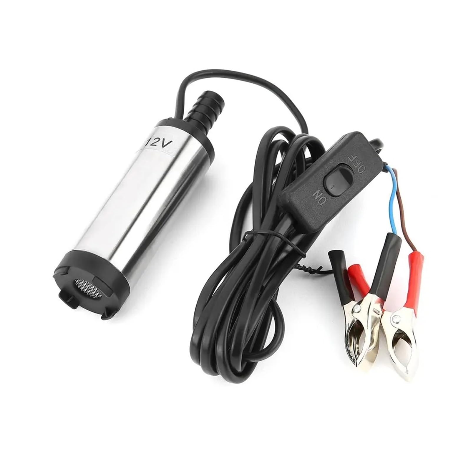 Para coche para moto Bomba Moto Gasolina | Bomba eléctrica de transferencia de combustible, bomba sumergible de repostaje de transferencia de aceite y agua.