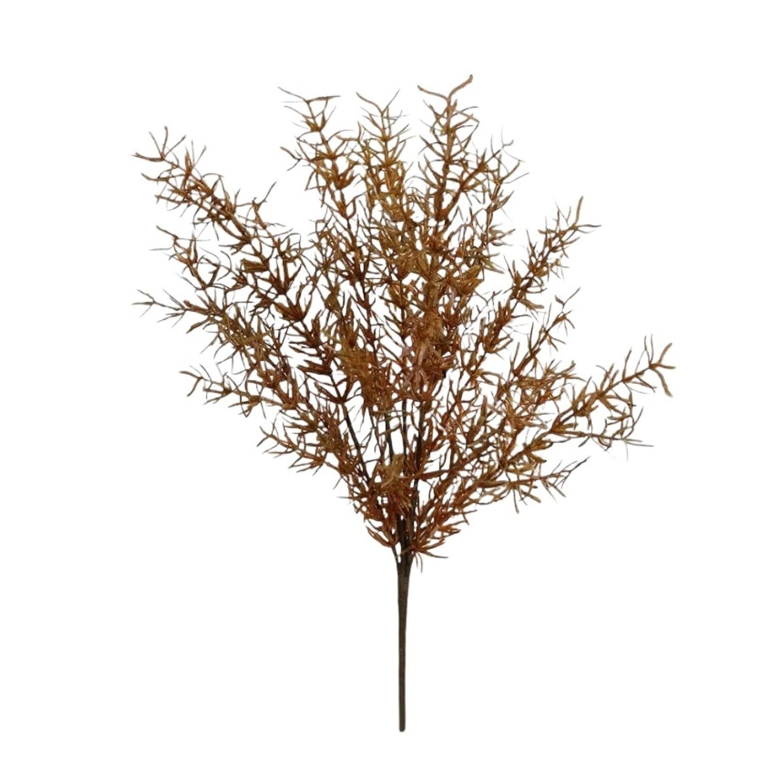 HamPaesk 3pcs Simulation Bundle Plastic Plant Fake Flower Leaves Artificial Plants Decoration(Radix asparagi)