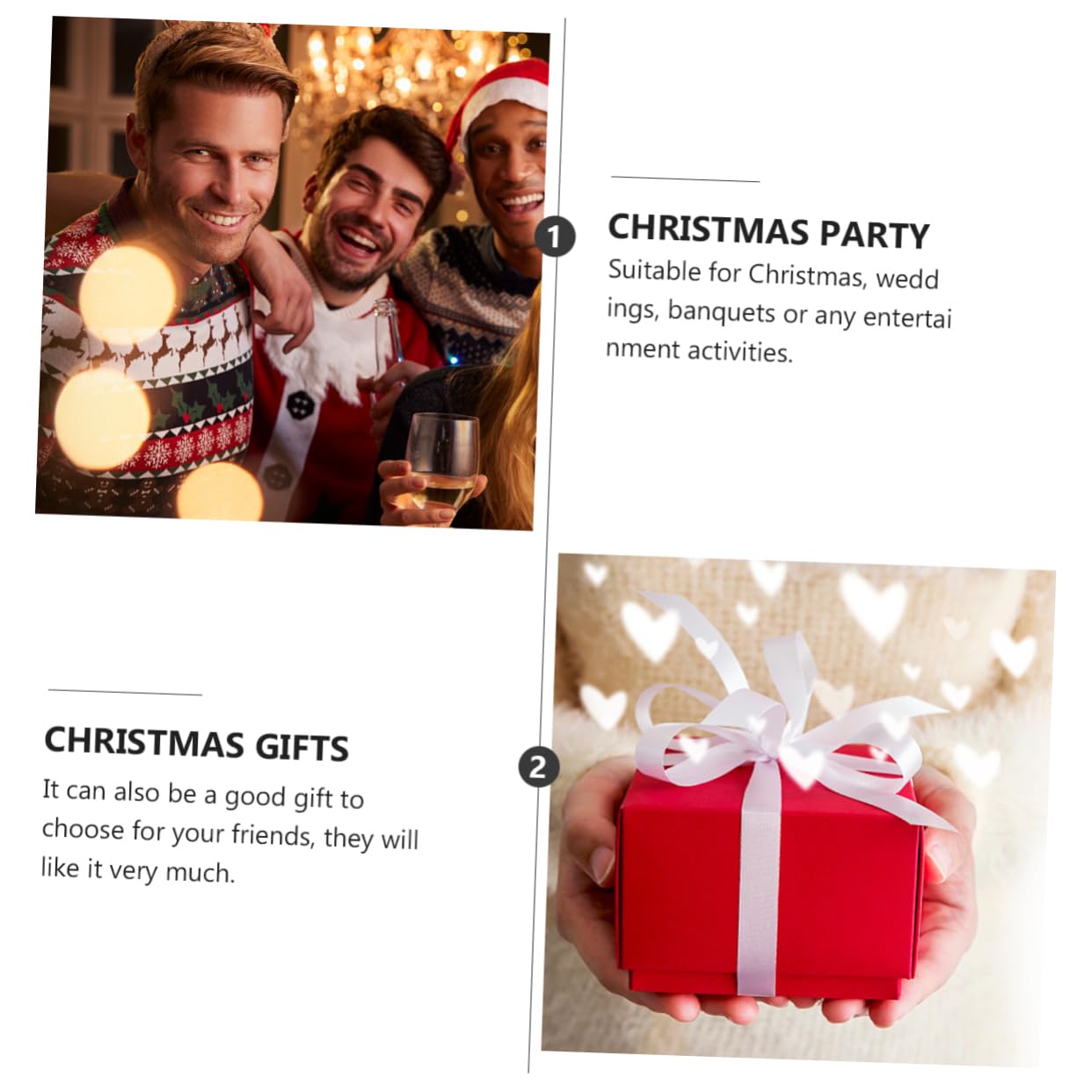 NUOBESTY 4rollen Weihnachtsband Aus Leinenimitat Für Dekoration Und -projekte Für Hochzeiten Und Festlichkeiten