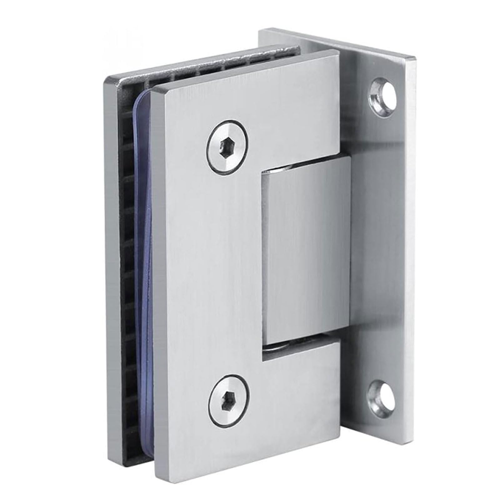 Nviusdsj One Color Hinges, Stainless Steel 304 Rose Gold Glass Fixed Clip, Bathroom Door Code Corner