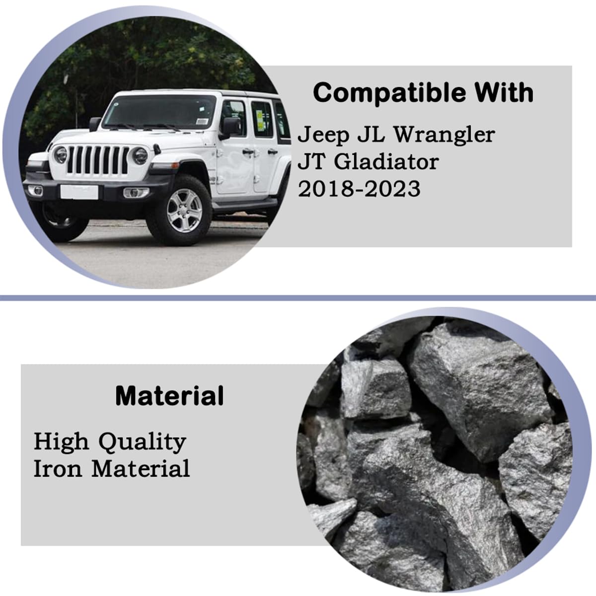 JUNLELI Car Taillight Cover, Tail Lamp Cover, Tail Light Guards Decoration Trim for Jeep JL JLU Wrangler JT Gladiator 2018-2025 USA Flag Pattern Exterior Protector Accessories