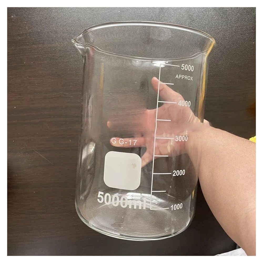 Equipo de laboratorio de vidrio resistente a altas temperaturas (5-5000 ml y juego 1-4)(5000mL 1 piece)