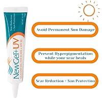 Vista 2 de NewGel+UV Advanced Gel de silicona para cicatrices antiguas y nuevas con protector solar mineral SPF30, ideal para cicatrices faciales expuestas al