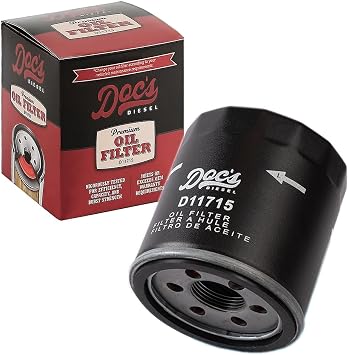 Docs Diesel Oil Filter D11715 | Compatible with Chevrolet/GMC 3.0L Duramax 2020+ | Replaces PF66
