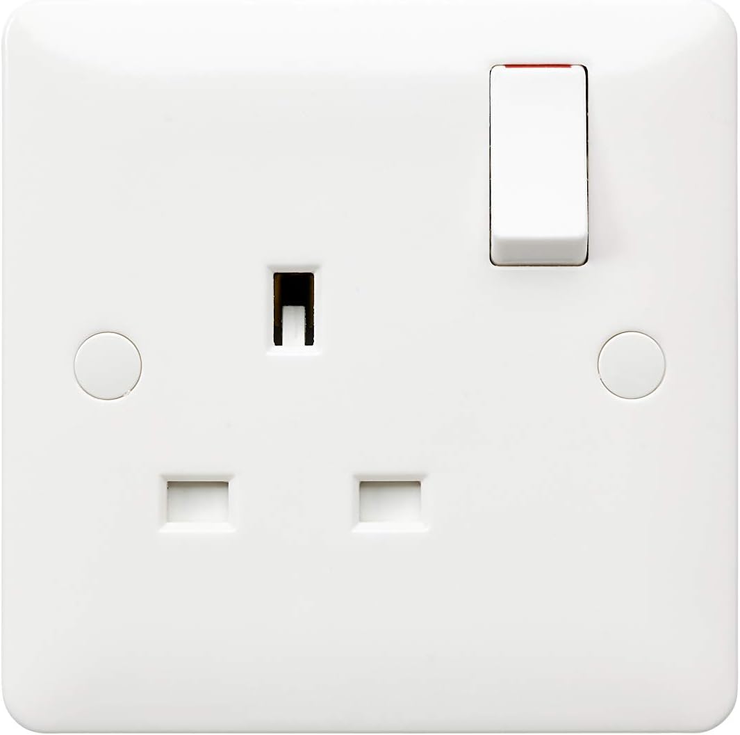 MK (ELECTRIC) MB2757WHI 13A 1G SP Switched Socket