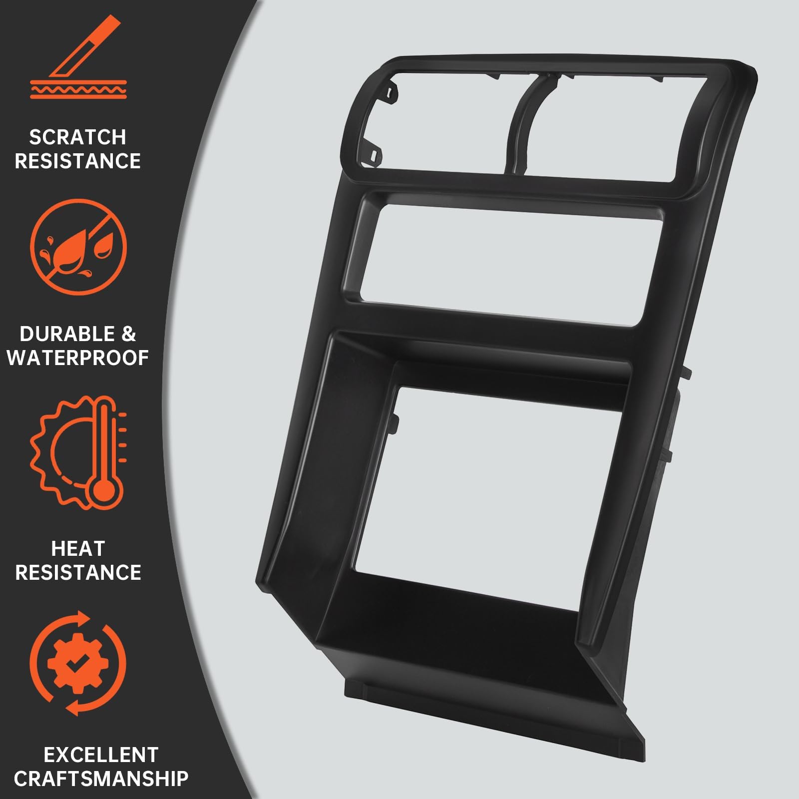 HECASA Replacement Dash Panel BAP10115 Double DIN Dash Kit For 1994-2002 Ford Mustang – Radio Bezel Installation Panel #95-5703B Ford Mustang Dash Kit - Foto 4