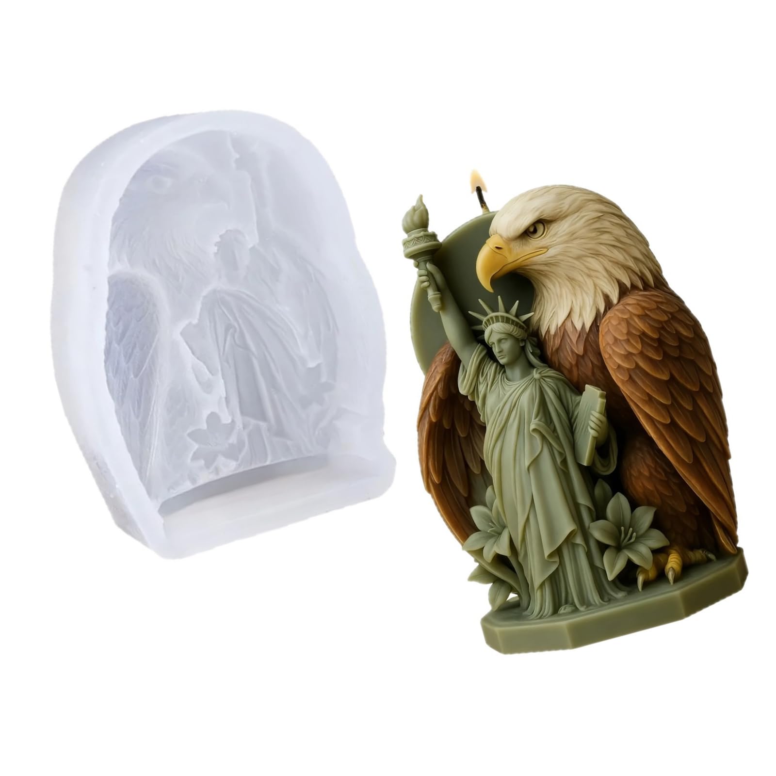 Ljhnba Girls Multicolor Practical Flexible Silicone With Figure Designs For Artistics Making Beginner Silicone Angelic Figure Melts