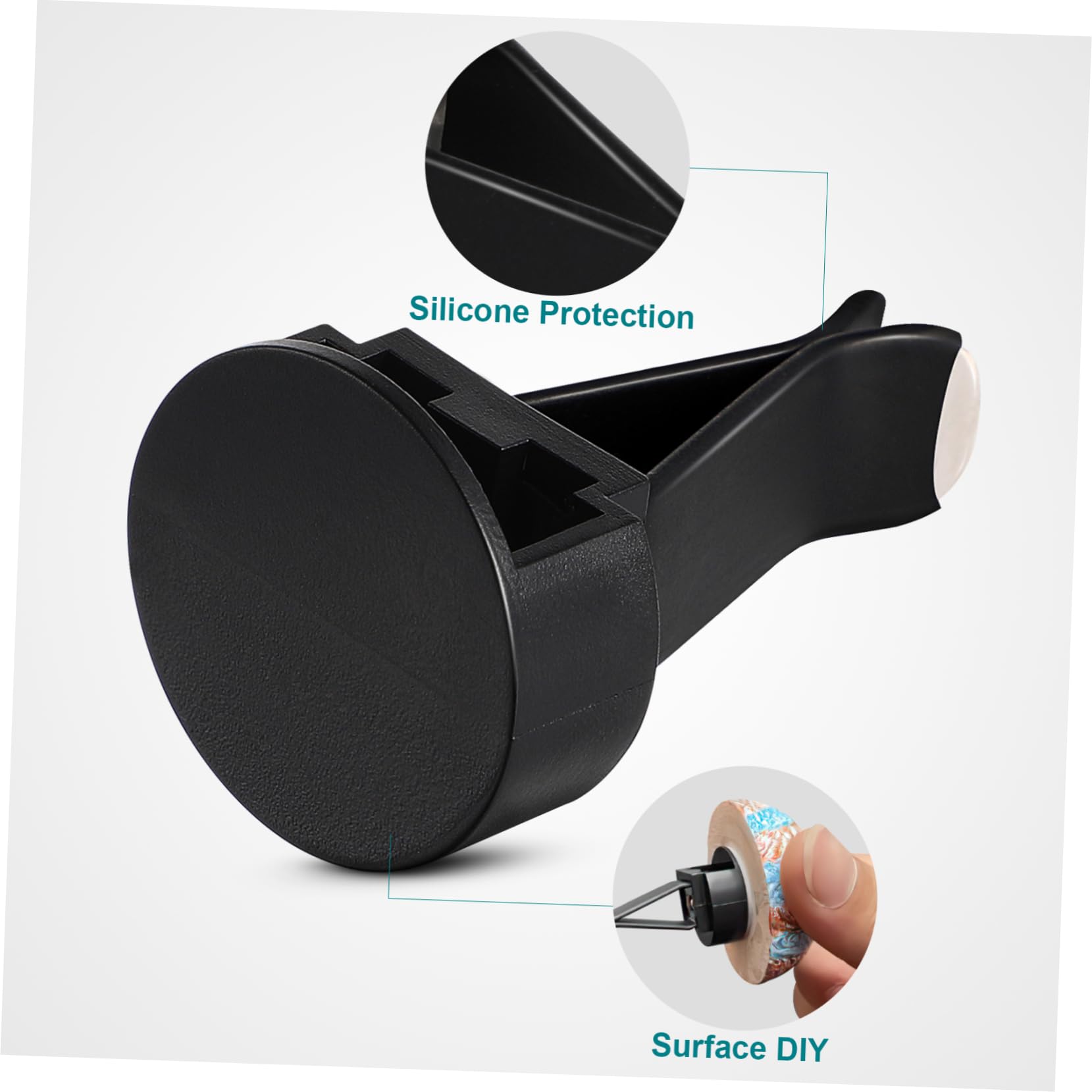 NOLITOY Clip Nero Auto di Ventilazione Bocchetta per da 100 Pezzi in Metallo e Plastica Solido e Resistente per Decorazione Auto