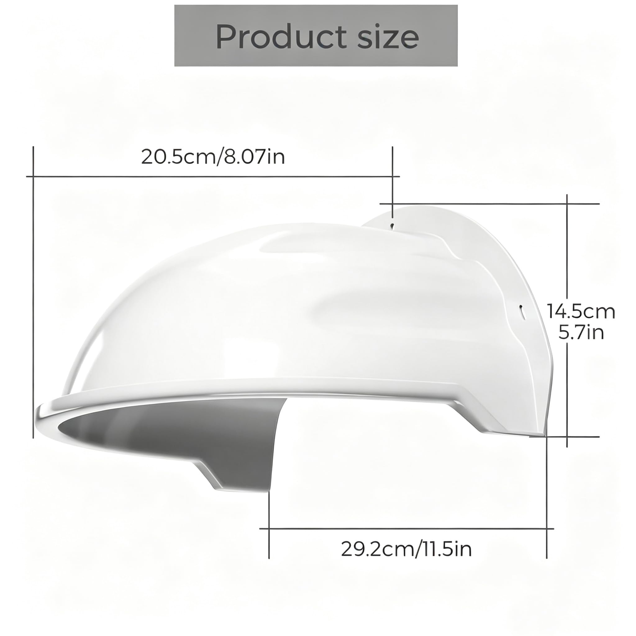 Housse universelle pour caméra de sécurité solaire et pluie – Toit de protection résistant aux intempéries pour caméras extérieures, sonnettes et plus encore (3 x blanc)