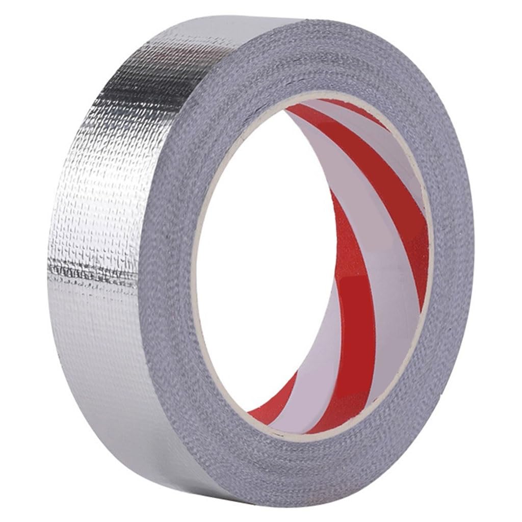 Cinta de papel aluminio 0,15 mm x 10-50 20 m for sellado conductos HVAC | 0.15mm-40mm