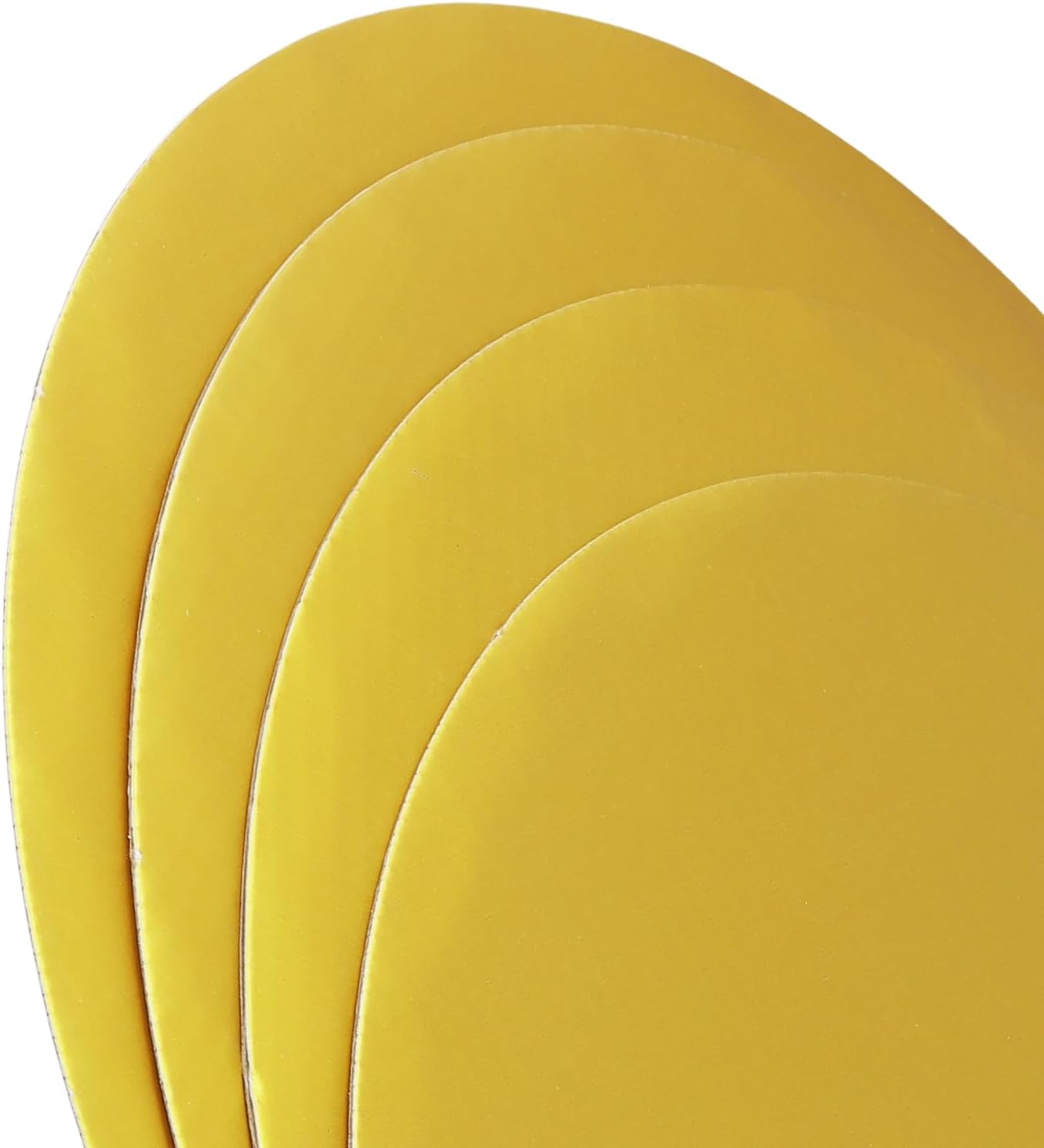 SHEUTSAN ゴールドケーキボード、12インチ円形、60ピース、パーティーウェディングデコレーション