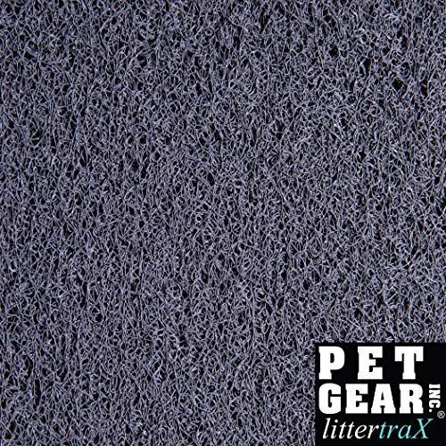 Image of Pet Gear Pro Pawty for Cats with LittertraX Mat, Put an end to Scattered Litter. Box not incl, Soft Charcoal