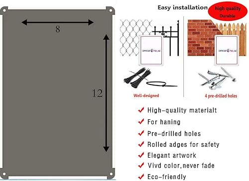 Miniatura 6 de Letrero de aluminio con texto en inglés "Stay Back" de 200 pies, no responsable de parabrisas roto, calcomanía para vehículos de flotas, vehículos