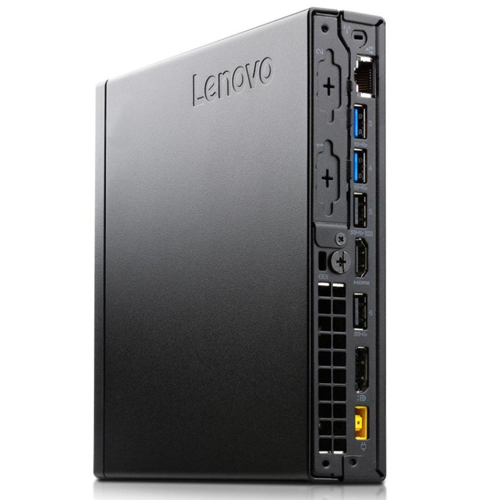Lenovo Mini PC ThinkCentre M920q Tiny, procesador Core i3-8100T, 8 GB de RAM, SSD de 240 GB, Windows 11 Pro (reacondicionado)