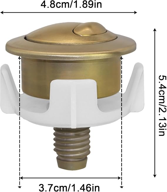 Toilet Push Button Replacement Double Flush Press