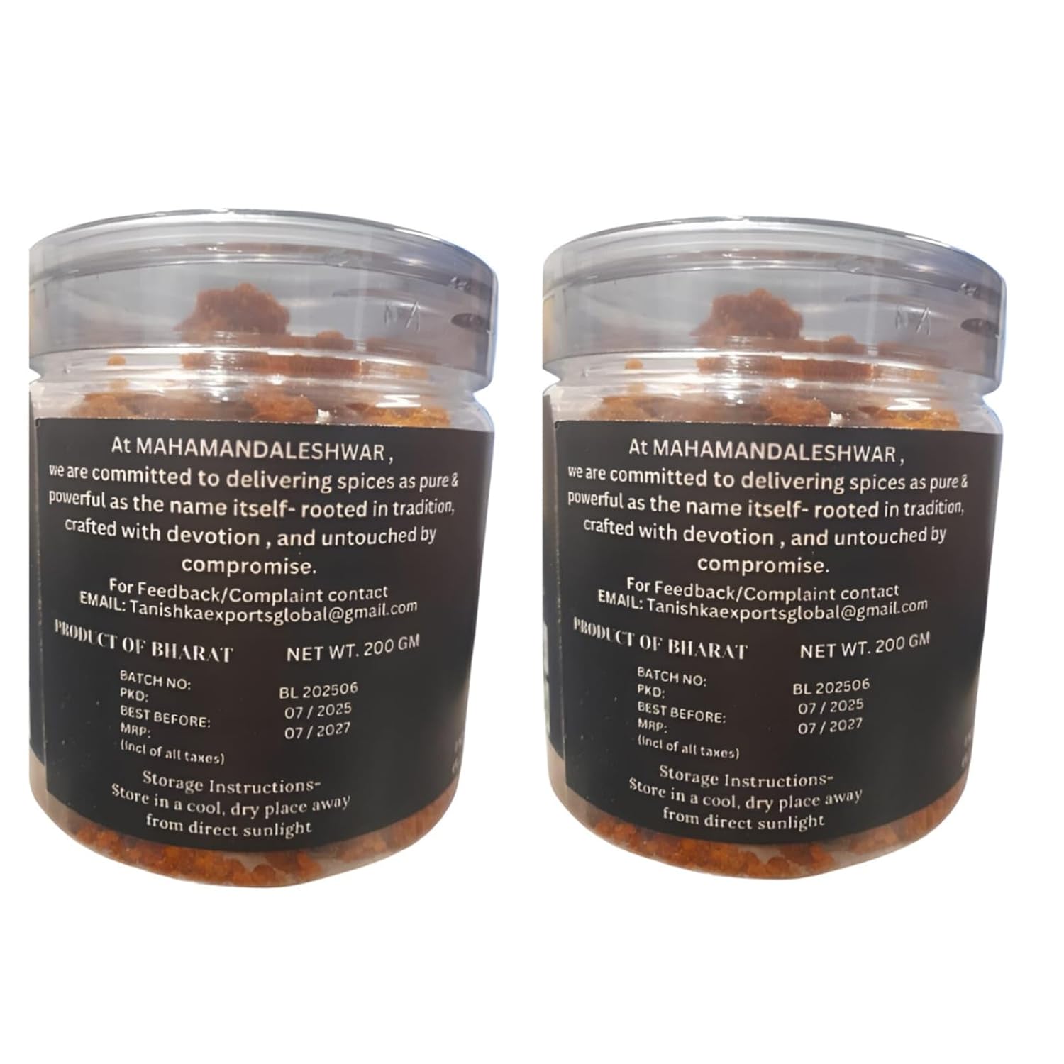 Mahamandaleshwar Hing Whole Asafoetida - 1+1 Combo (200g x 2) | Authentic Indian Spice for Sacred Flavor