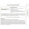 RetzlerRx Pure Omega 650 EC MaxSimil monoglyceride Fish Oil Softgels, 60 Count, Dietary Supplement
