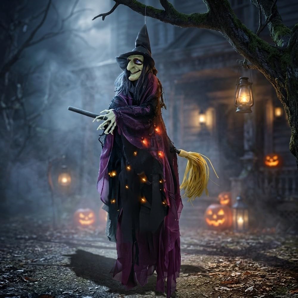 Halloween für deko Set Geister Hexen 200cm Spukhaus Halloween